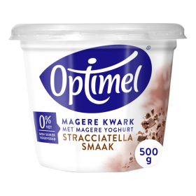 Optimel kvark med Stracciatellasmag 0% fedt 500g